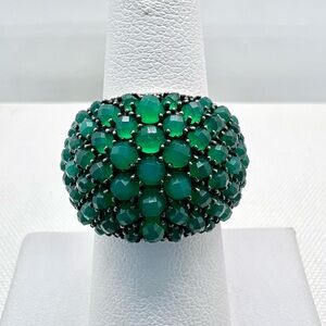 David Yurman Osetra Berries Ring With Green Onyx